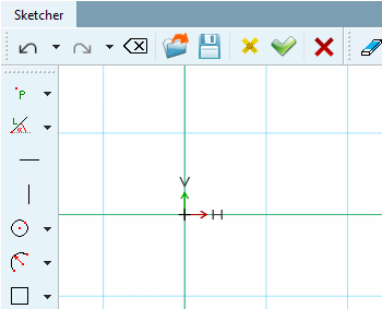 Achsenverlängerung [Axis extension] on (Default)
