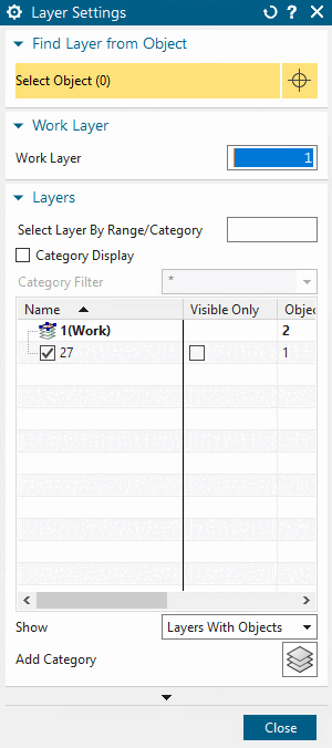 Layer Settings