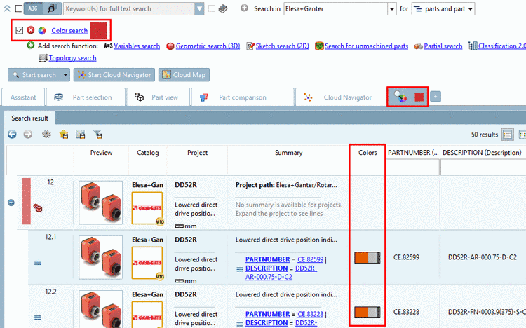 Filter for table variables (selection either by slider or checkbox)