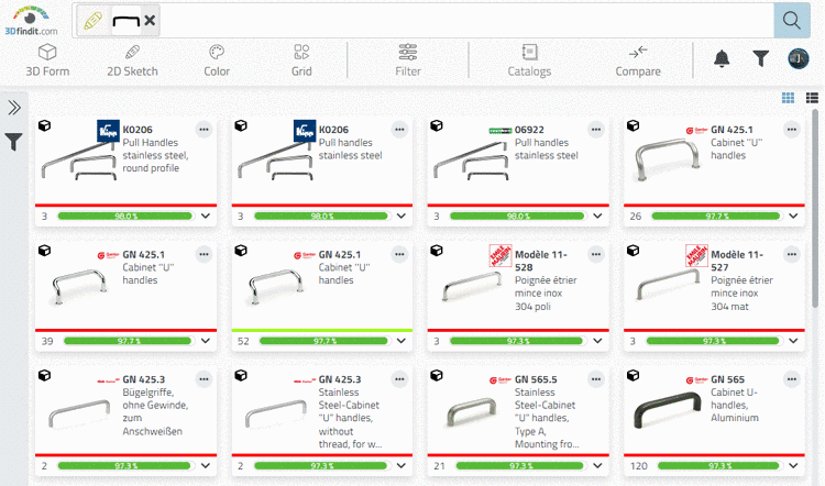 Result with one sketch