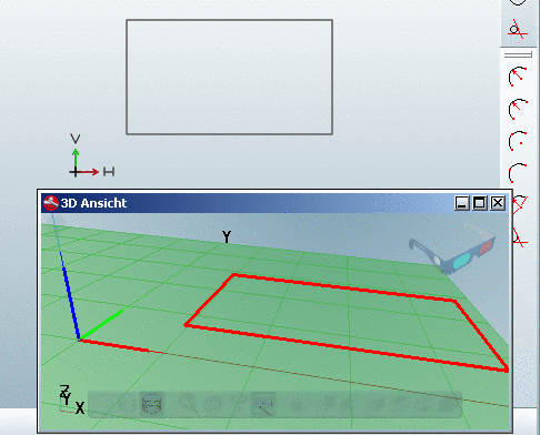 Coordinate system in the Sketcher and 3-D view