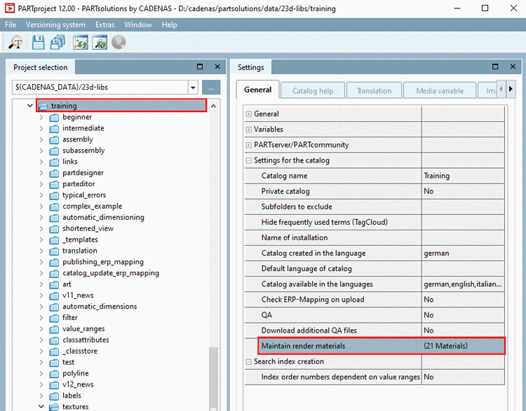 Docking window "Project selection": Directory "bosses" blocked