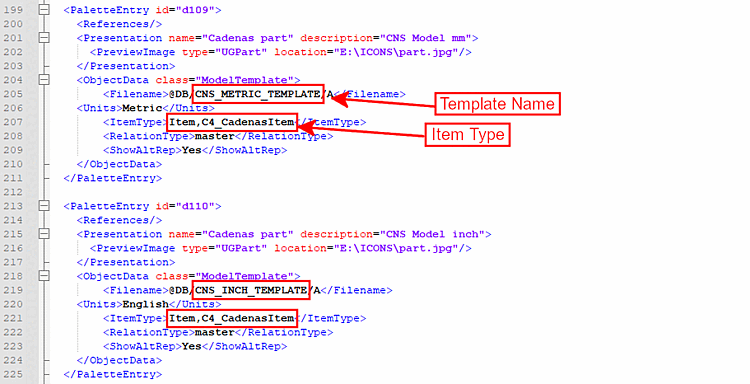 Sample of pax file
