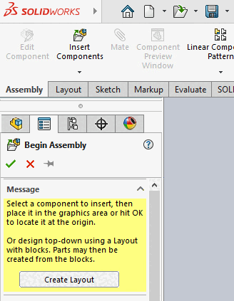 Insert component - Cancel