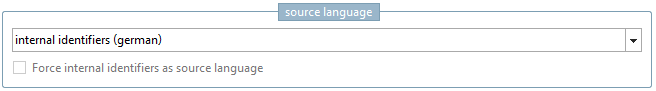 Source language