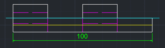 Result exemplarily in AutoCAD
