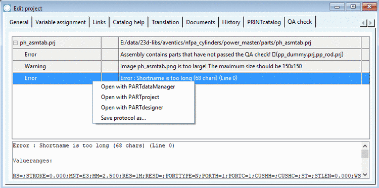 Dialog window - QA check