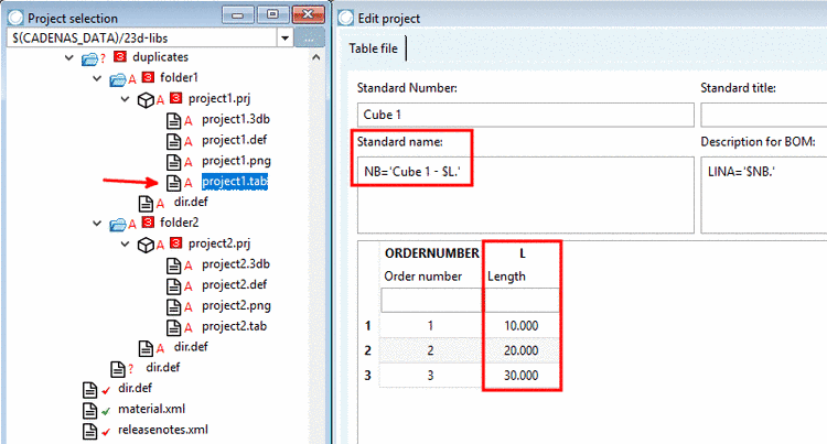 project1.prj and project2.prj are duplicates