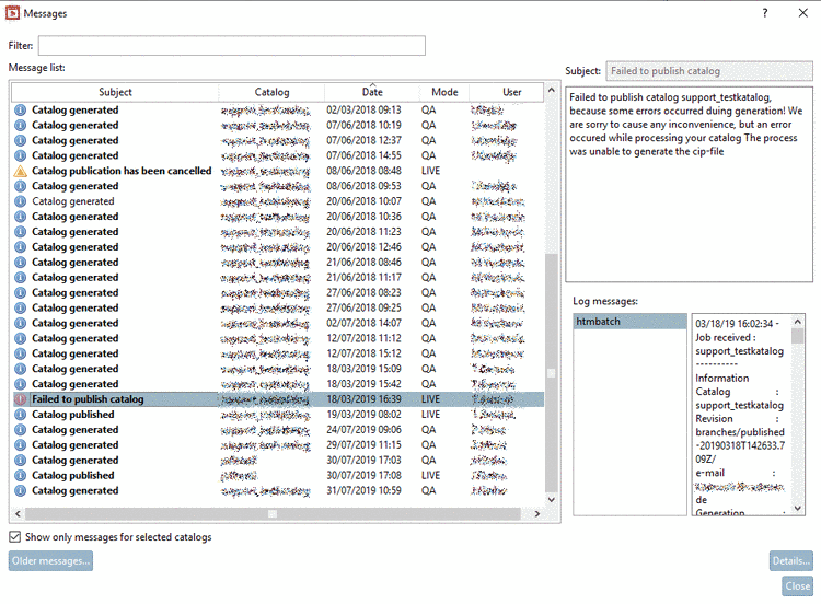 My reported problems