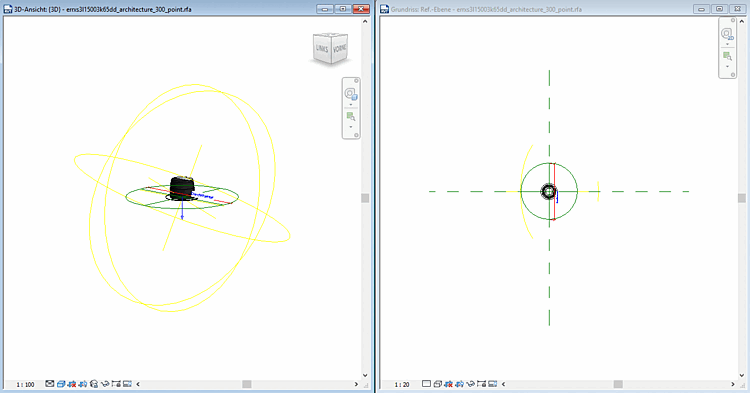 Lighting fixture exported to Revit without definitions of source of light