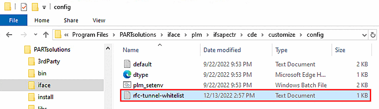 Storage on the part of PARTsolutions