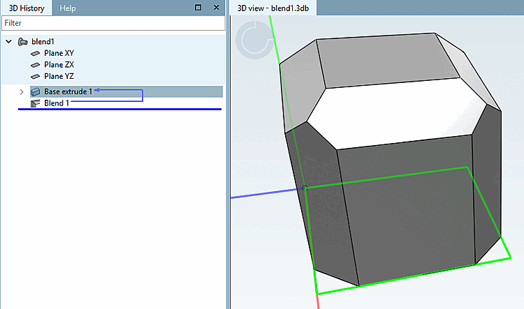 Result of the subsequent changes
