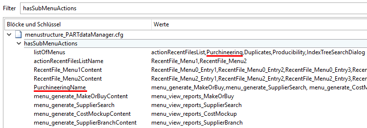 Declaration in config