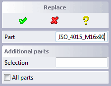 Choose part to replace