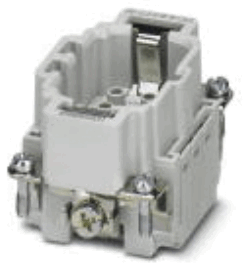 Pin insert/contact insert for crimps 1648157 (the system contains slots which can receive crimp contacts)