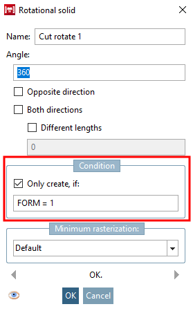 Only create, if Only create, if