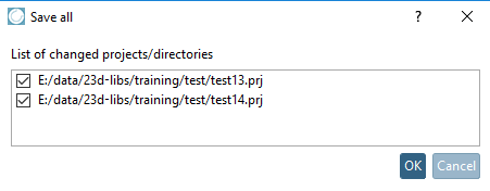 Save all " dialog box