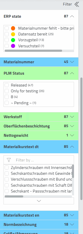 The illustration is only an example. The display depends on the administrative settings.