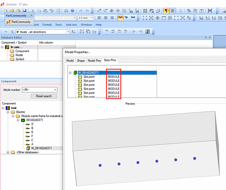 Zuken E3 - 6 slot points
