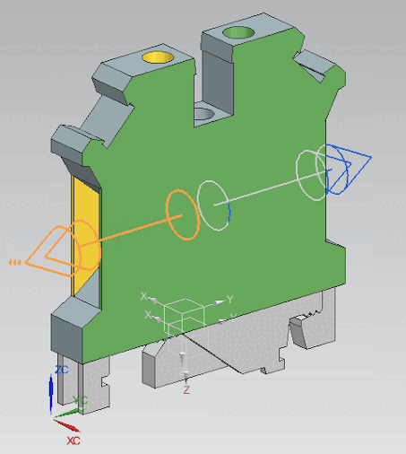 Part in NX with multiports