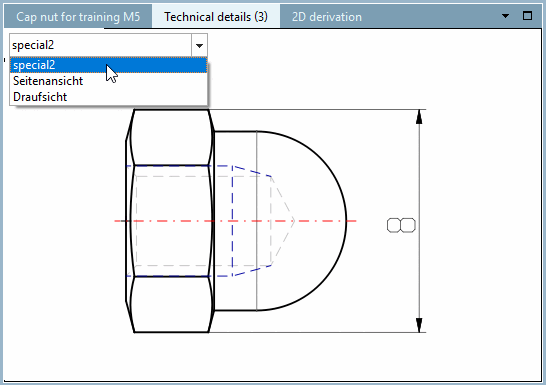 PARTdataManager- Dimensioning views