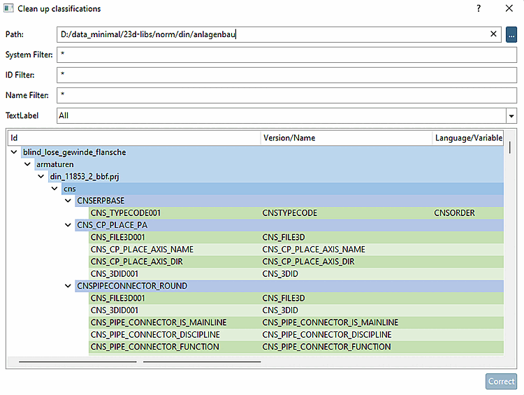 Clean up classifications
