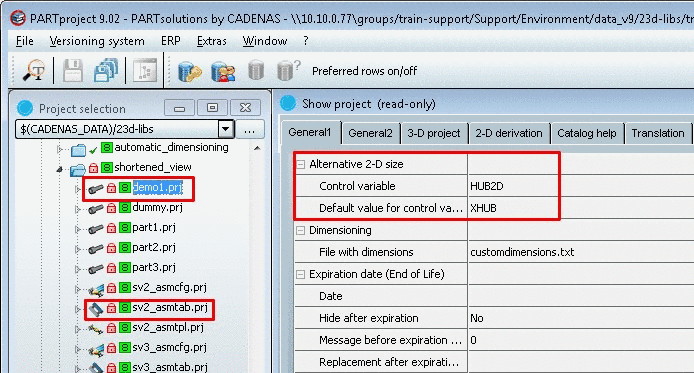 Alternative 2-D size