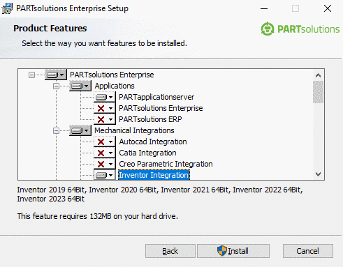 Applications -> PARTapplicationserver
