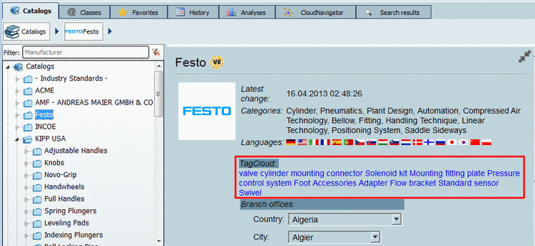 Example: "Thick lines" are mapped to layer "AM_0" and are stored in the dxf file in yellow.