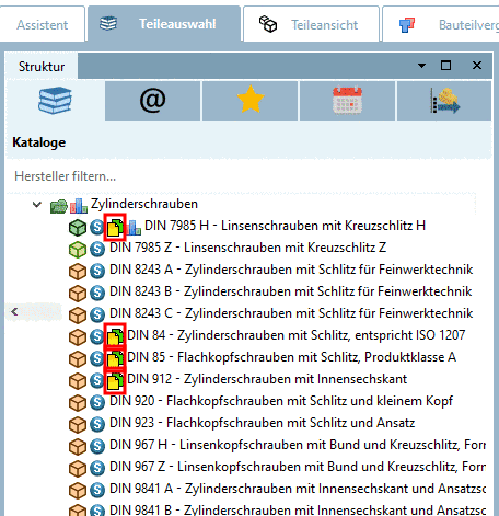 Symbols - directory tree
