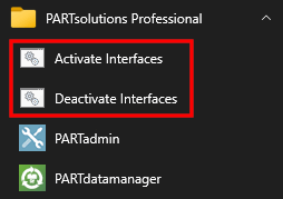 Start menu entries