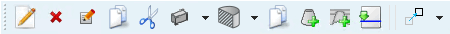 Sketch selected (Extrusion/Rotation not yet performed)