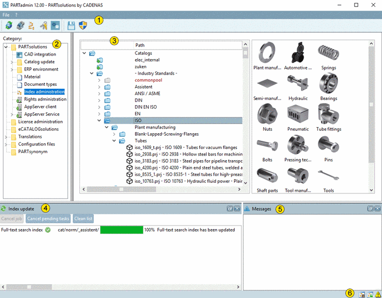 PARTadmin -> Category: Index administration