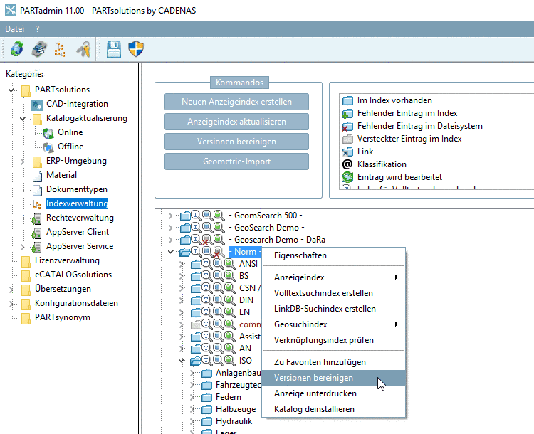 Call "Cleanup versions"