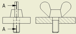 Screw without section