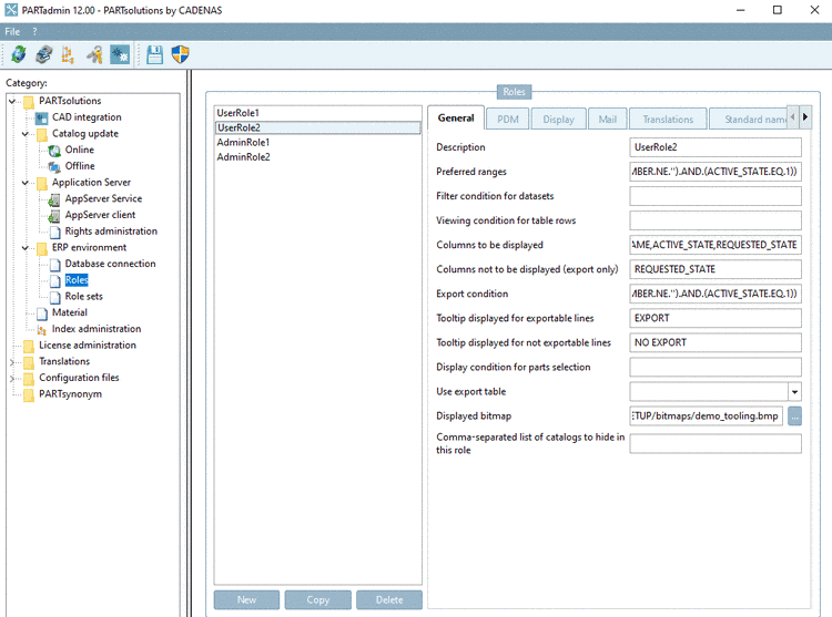Category "Role sets"