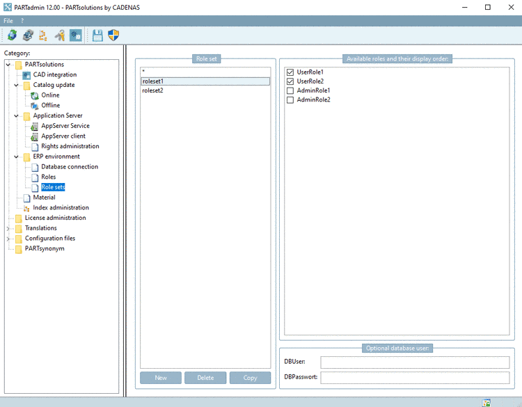Category "Role sets"