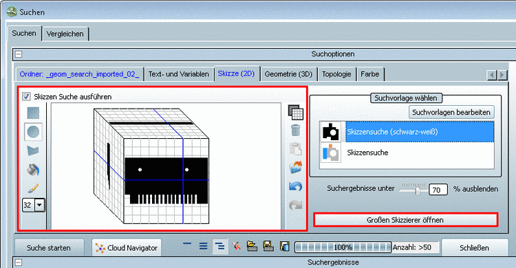 Tabbed page "Files and folders"
