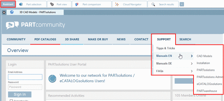 Sketch with connection points