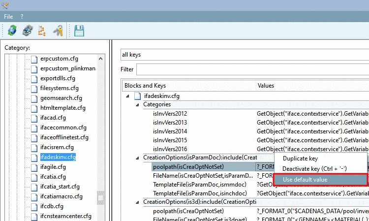 Name of installation
