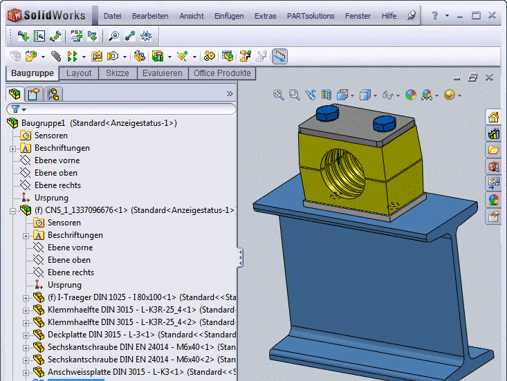 Assembly without subassembly
