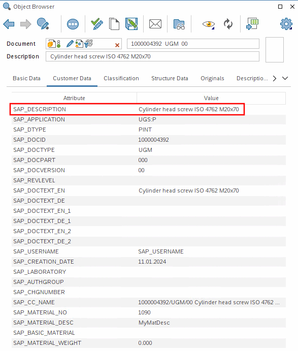 SAP_DESCRIPTION