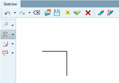 Trim elements to each other - result