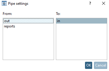 Pipe settings