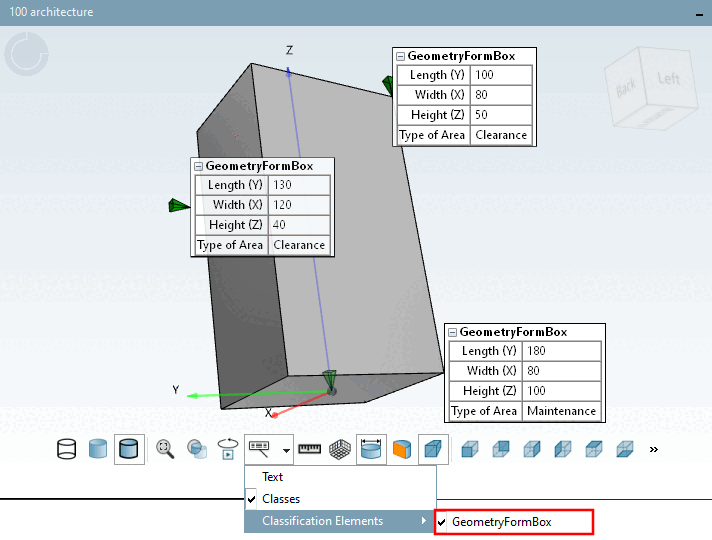Classification elements [Classification Elements] -> GeometryFormBox