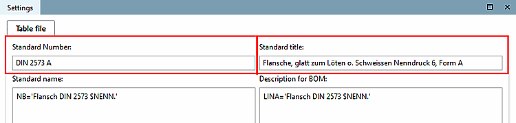 Standard number and standard title [Standard title] in PARTproject