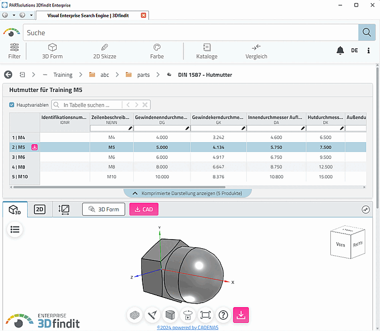 3Dfindit parts view [Part view]