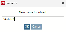 Rename dialog box