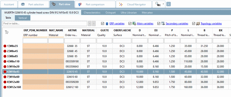 Filter variable "FILTER"