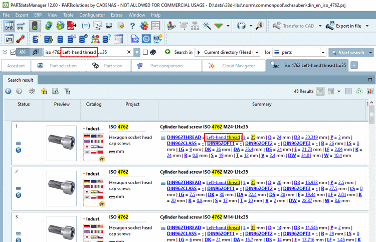 E-mail with PLMsynchro status